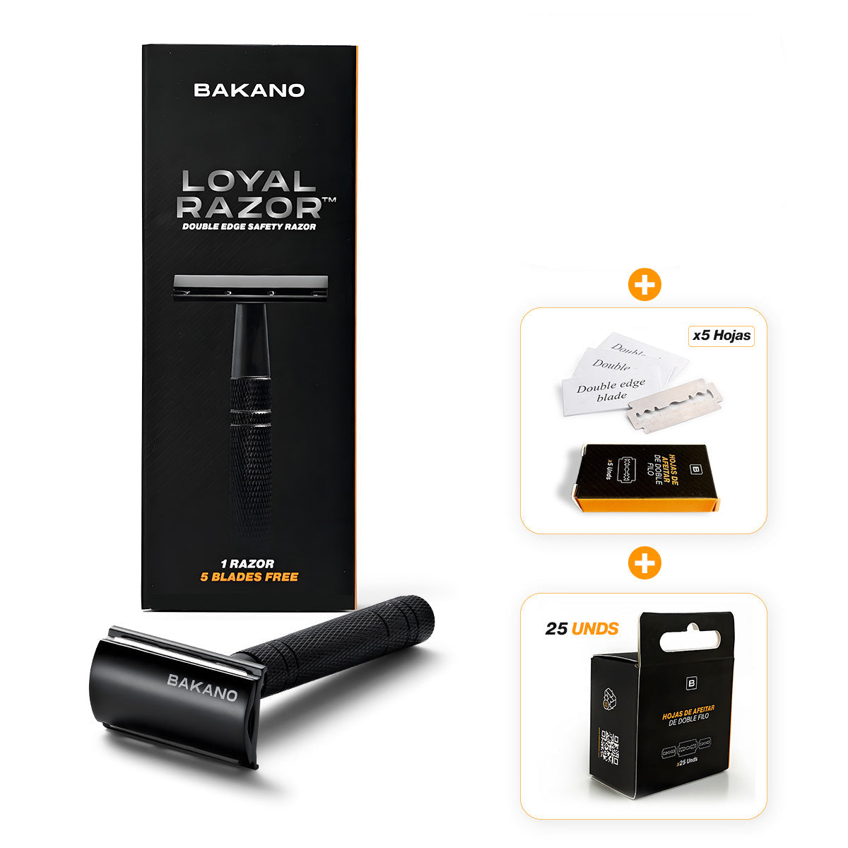 Cuchilla doble filo Loyal Safety Razor Bakano