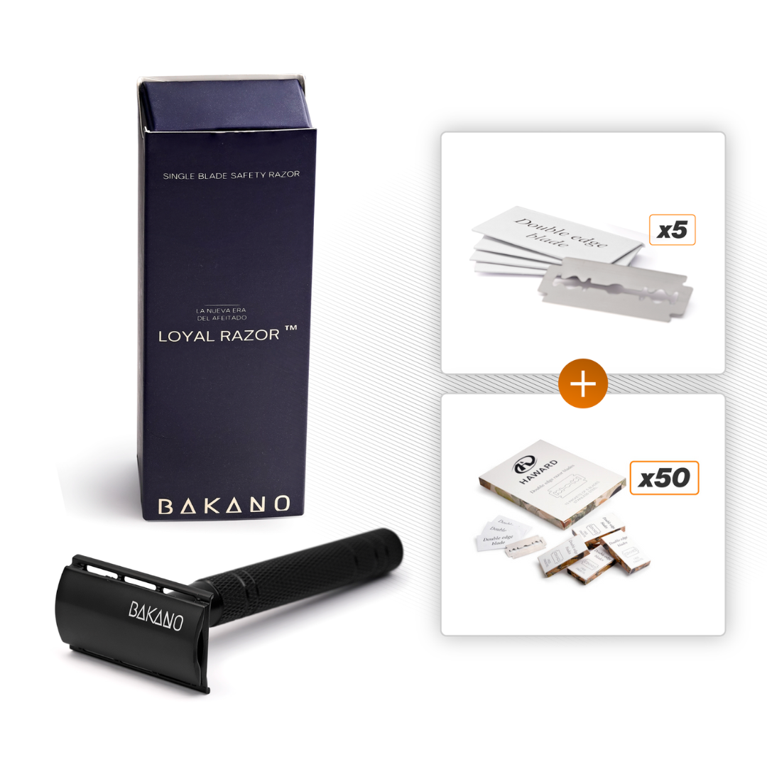 Bakano Loyal Safety Razor + 50 Cuchillas Gratis